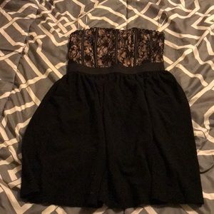 Black lace dress